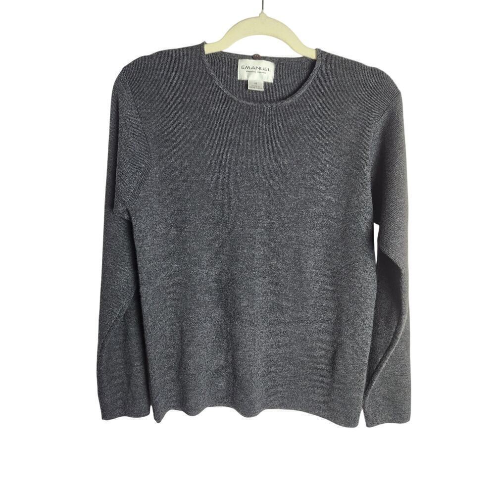 Emanuel Ungaro Vintage sweater sz M wool/cashmere old Money capsule Wardrobe